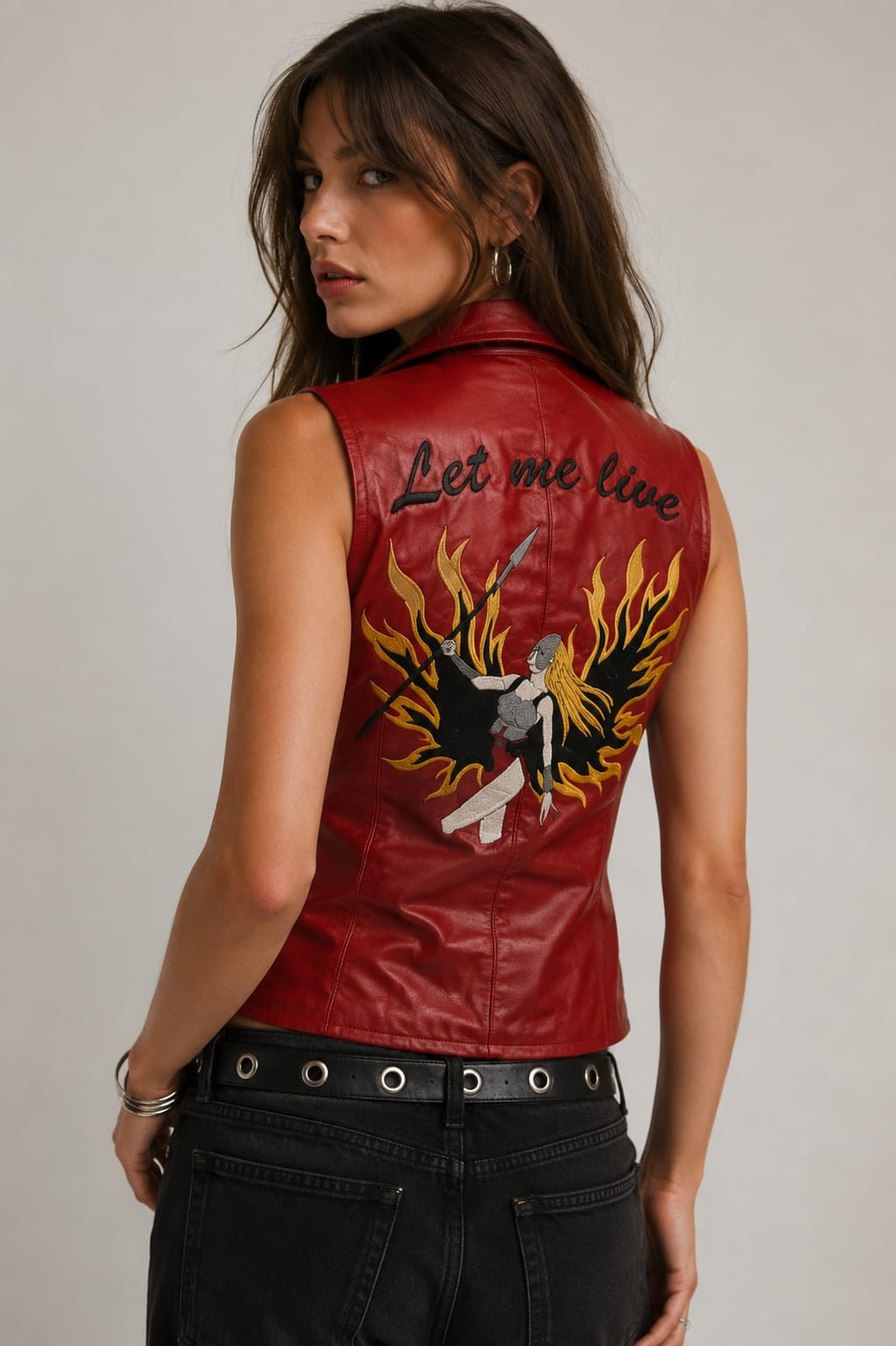 Claire Redfield Resident Evil CODE: Veronica Leather Vest. Gift For Him/her