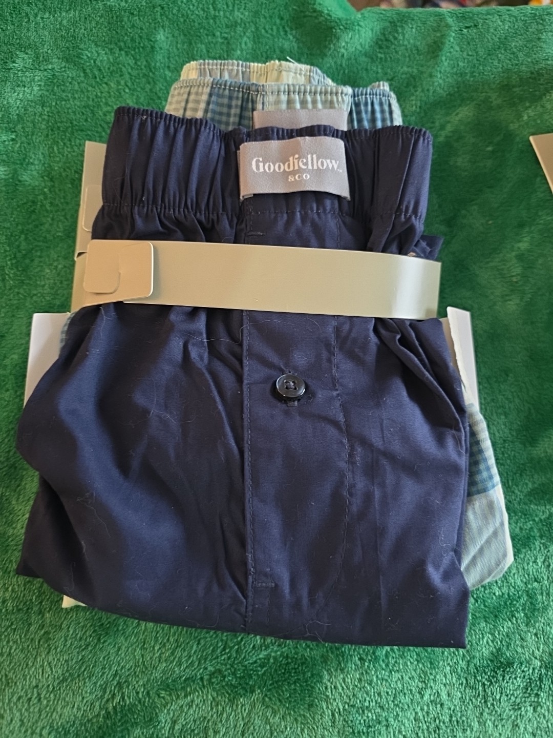 Goodfellow Men’s Boxer Briefs Tag Free Comfort Fit Large 2 PR New