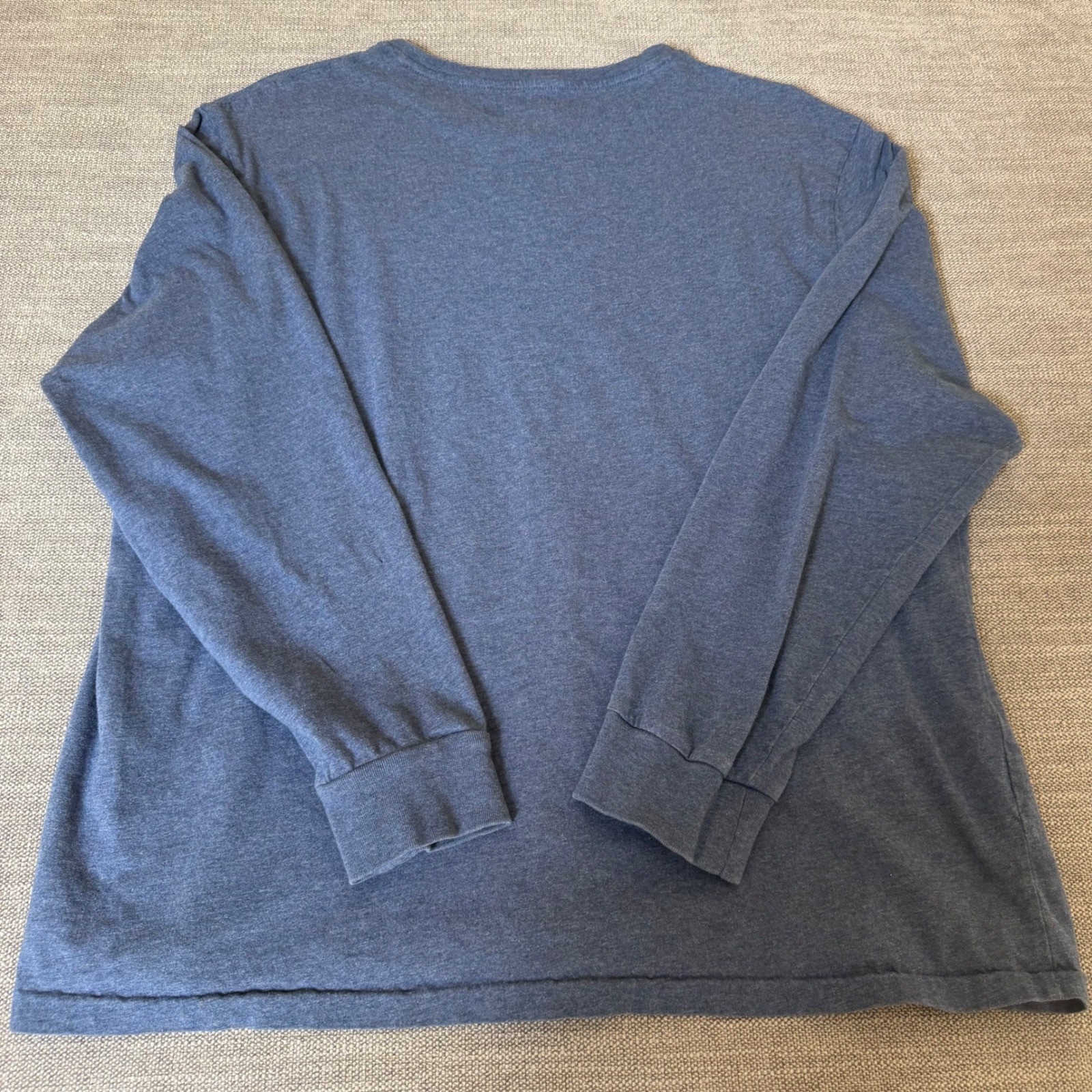 Polo Ralph Lauren T-Shirt Mens XL Blue Long Sleeve Pony Logo 710627433061