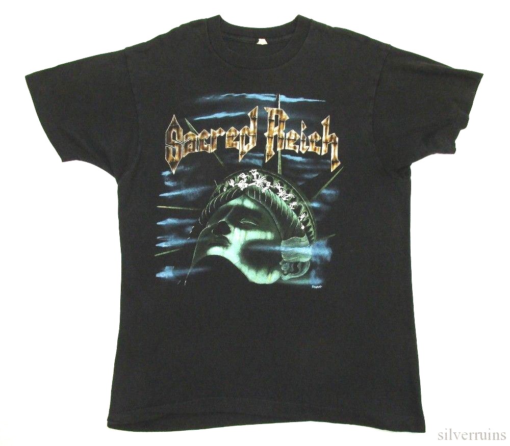 Sacred Reich Vintage T Shirt 1990 The American Way Tour 1980’s AZ Thrash Metal