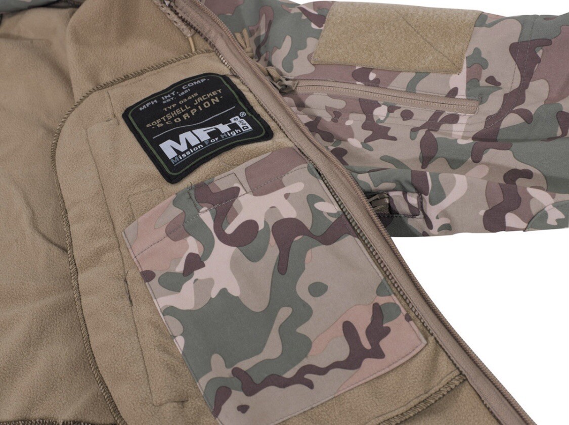 Premium Teflon-coated Waterproof Windproof Breathable Softshell “Scorpion”Jacket