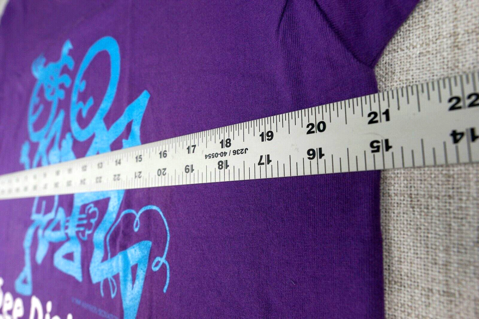 90s See Jane Run Past Dick T Shirt Purple Large Single Stitch USA Vintage LGBTQ