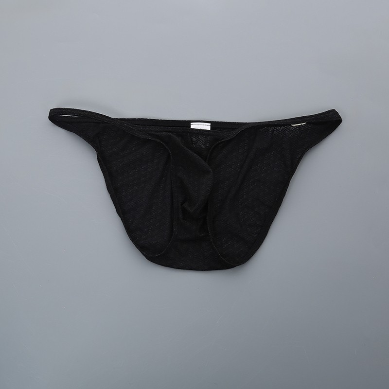 3x Lot Sexy Men’s Lace Underwear Pouch Briefs Underpants See Through Bikinis new