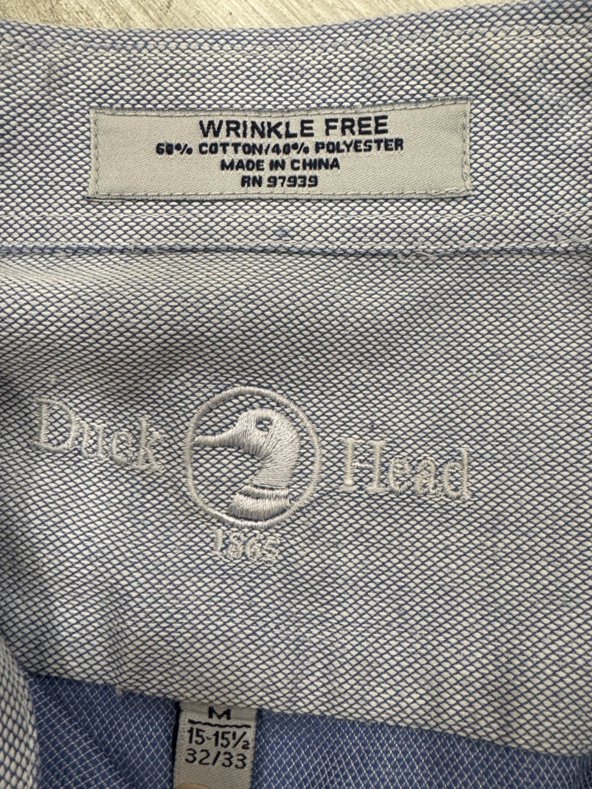 Duck Head Light Blue Long-Sleeve Button Shirt