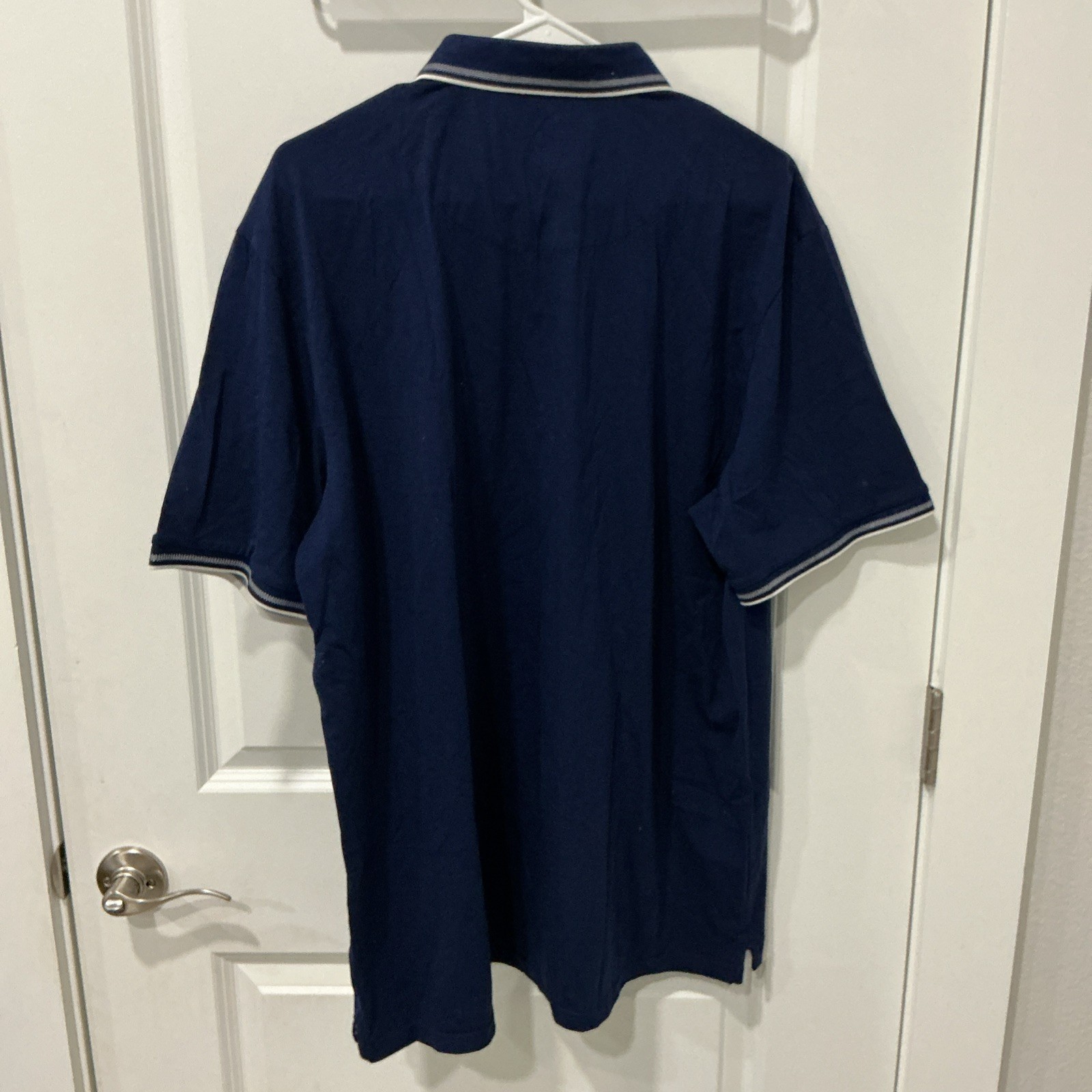 Butter Cloth Men’s XL Icy Cotton Short Sleeve Polo Navy Golf Active 🔥