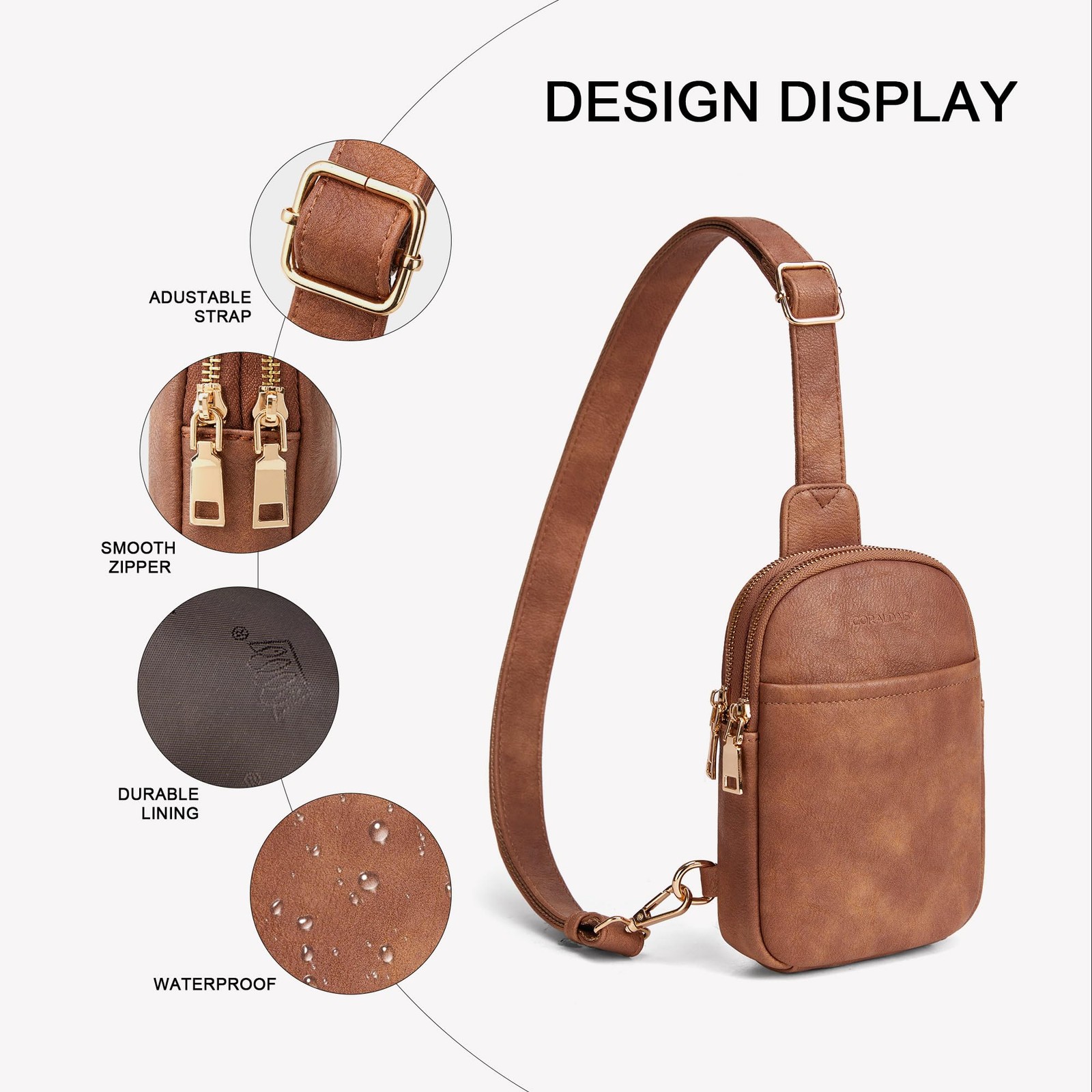Crossbody Bags for Women Small Sling Bag Cross Body Purses Belt Bag for Women…