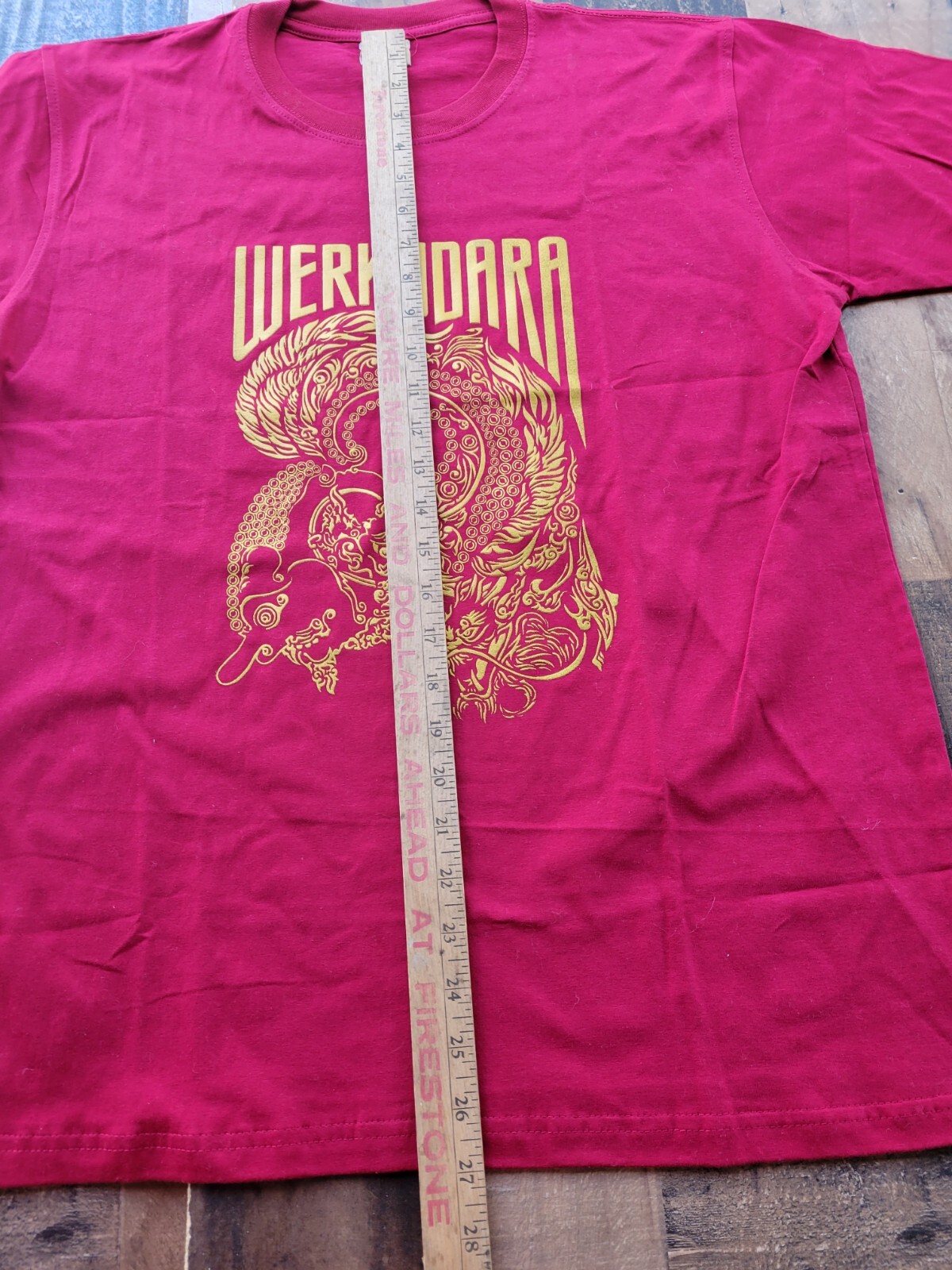 Klamben Werkudara Dragon Shirt Red Large