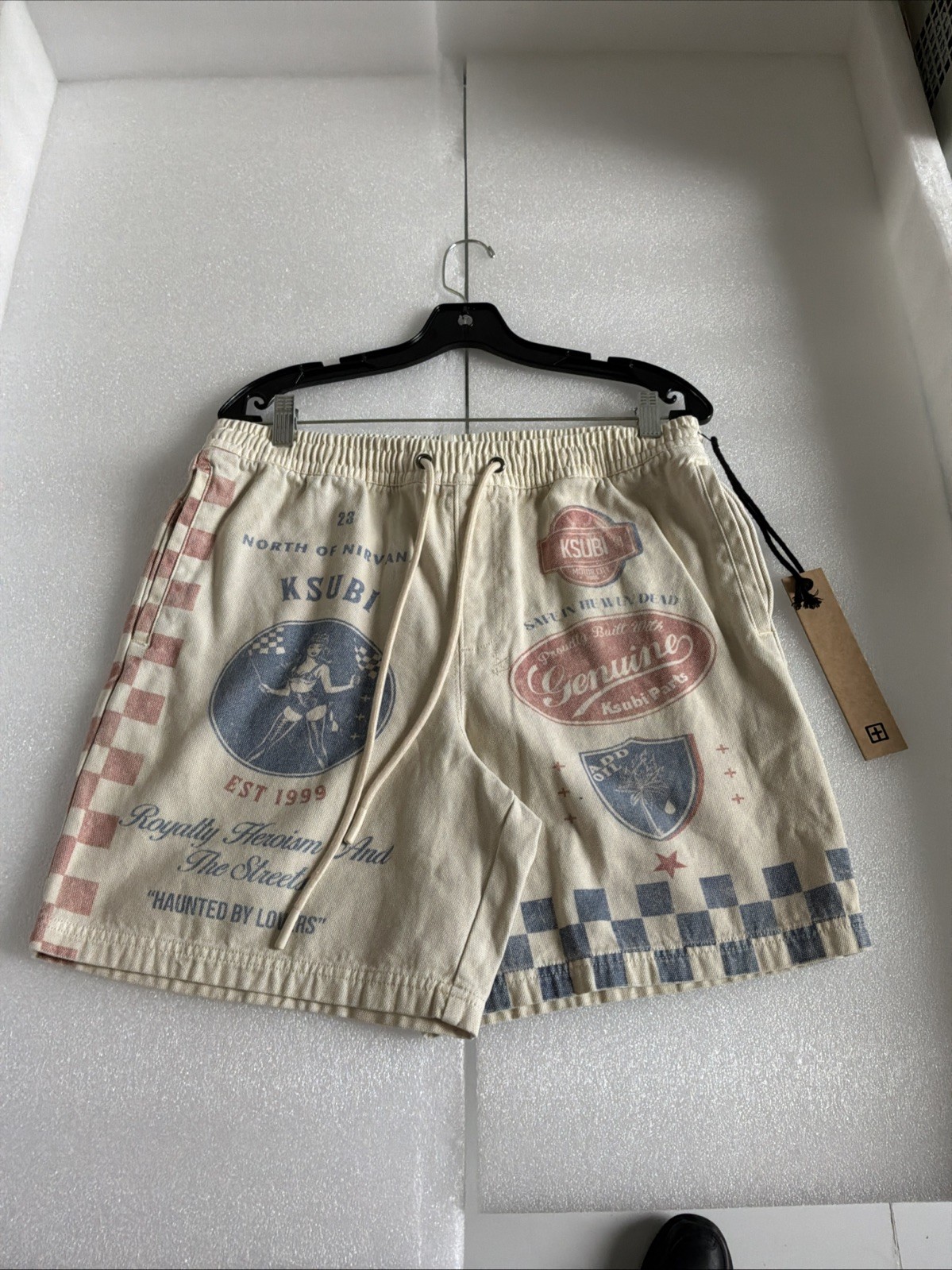 Ksubi Pit Lane Life Short Printed Stone Wash M