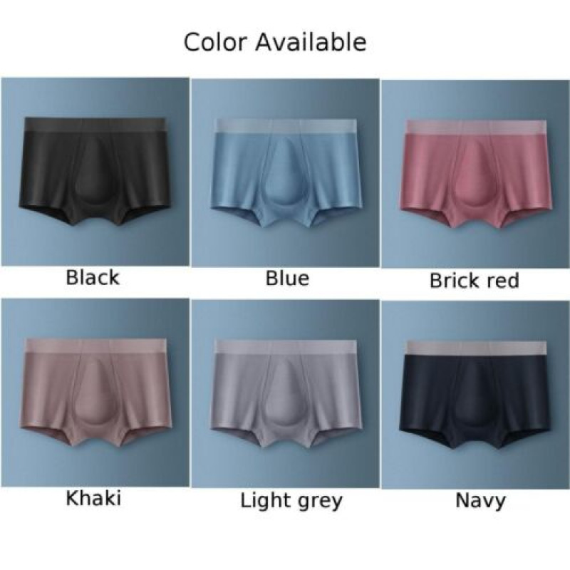 Modal Boxer Briefs Underpants Underwear 3D Latex Pouch Boxer Briefs Men Panties