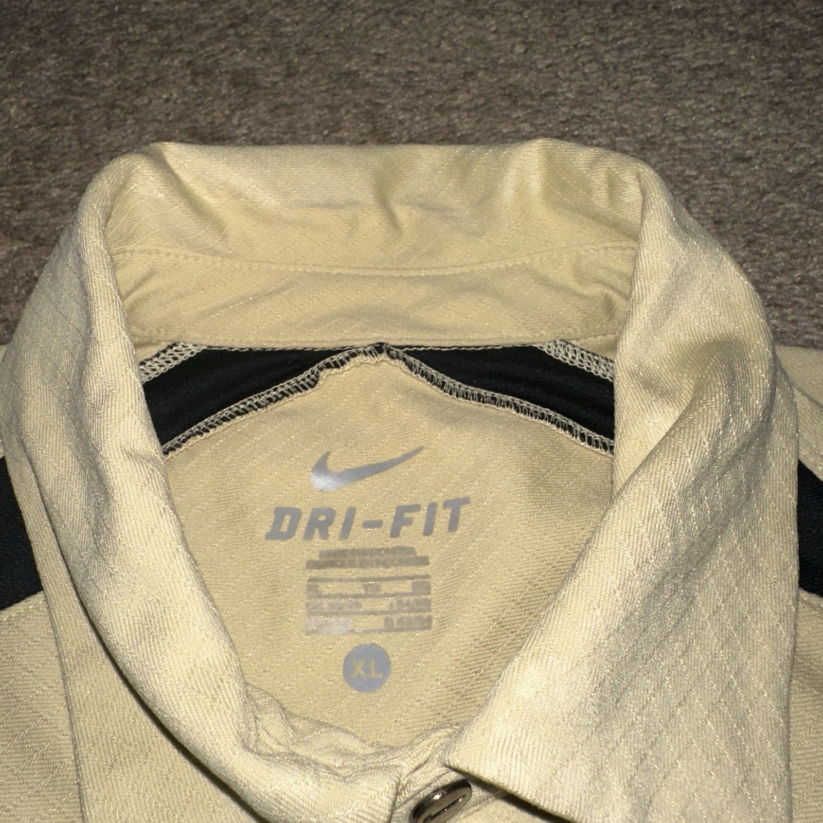 UCF Knights Polo Shirt Mens XL Nike UCF Football Team Issued Performance
