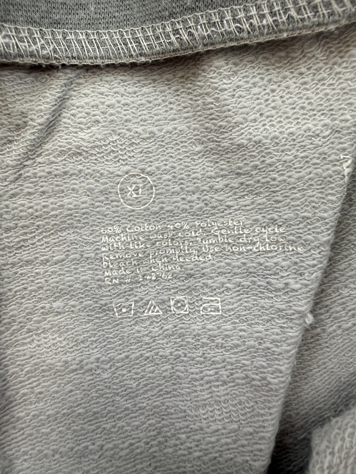 Psycho Bunny Pants Mens XL Gray French Terry Joggers Elastic Cuffs Lounge
