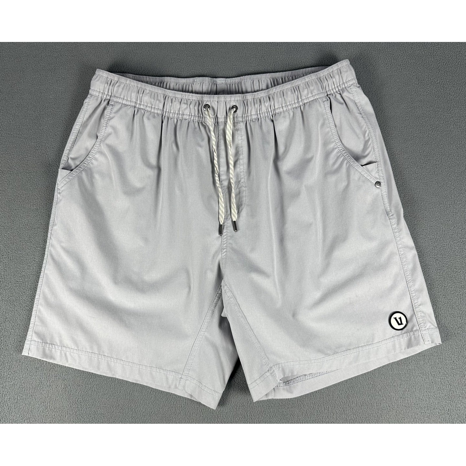 Vuori Short 2XL Grey Kore Compression Lined Performance Gym Training Lounge V302