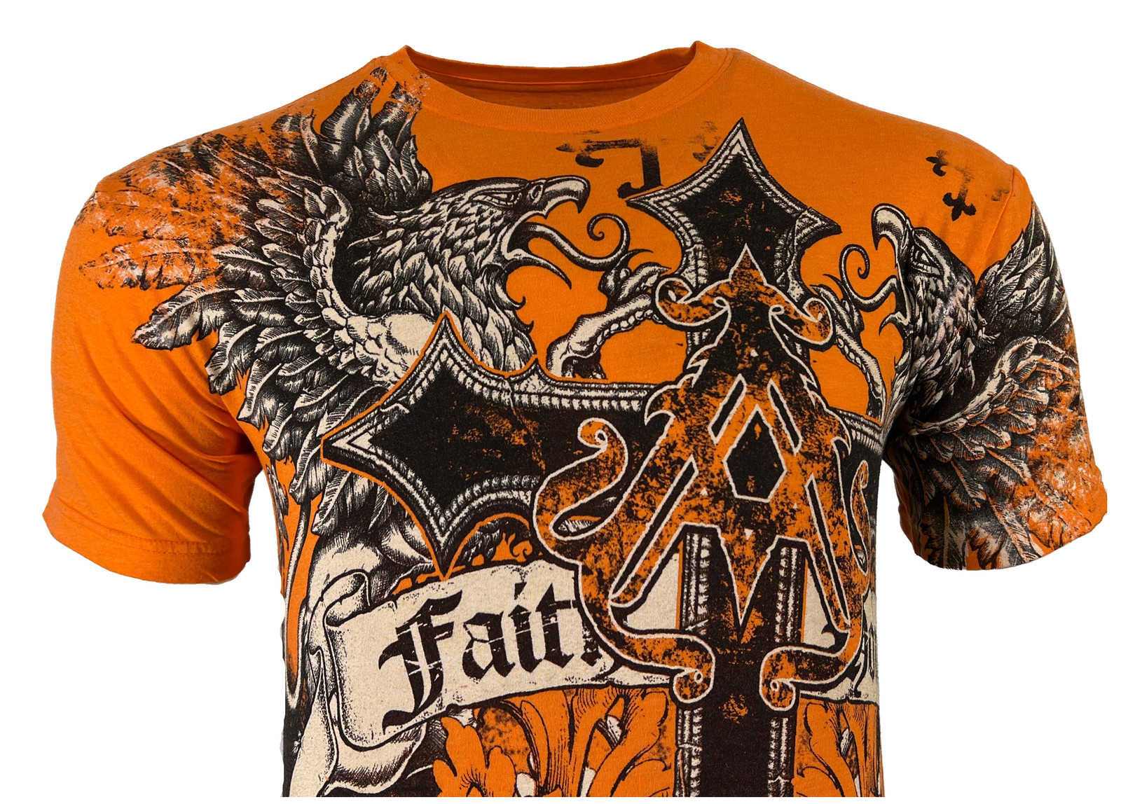 Archaic Affliction Men’s T-Shirt WINGED CREATURE Wings Biker S-3XL
