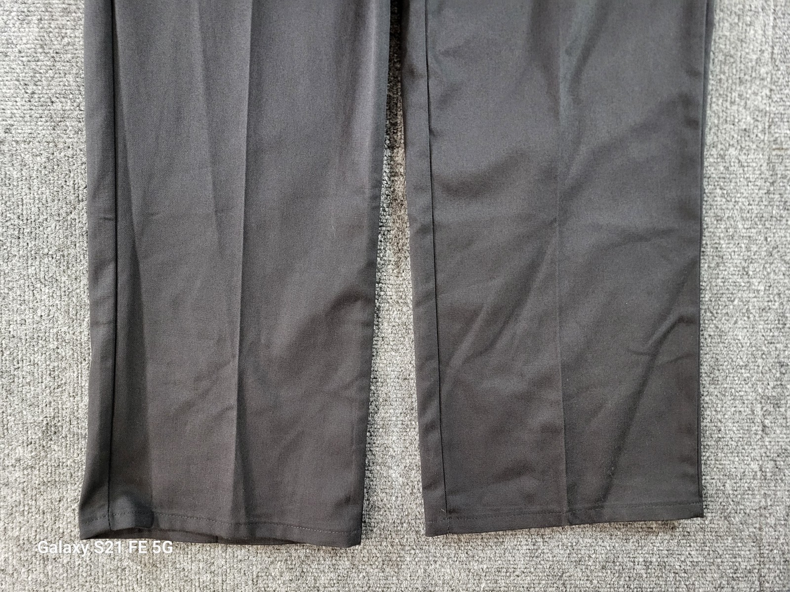 Dickies Relaxed Fit Flex Work Pants Mens 36×34 Black Straight Leg Poly/Cotton