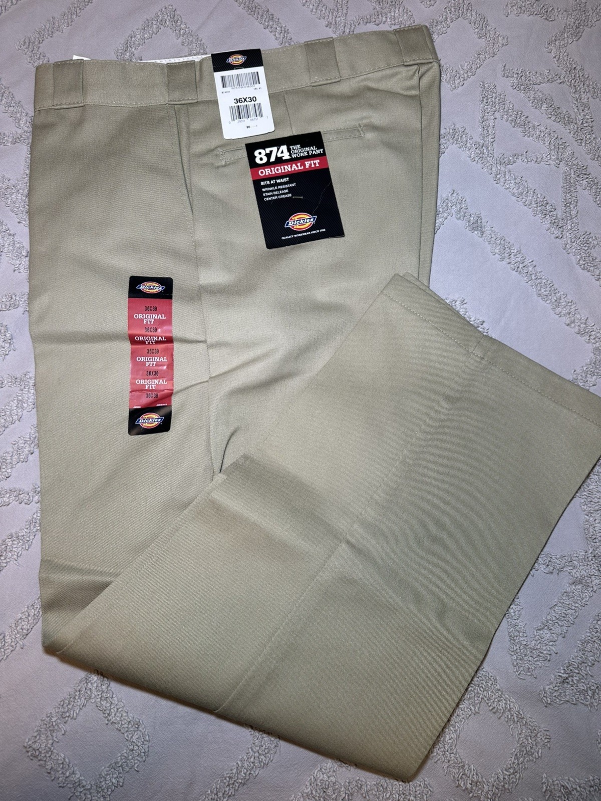 Dickies Men’s Khaki Original 874 Work Pant 874KH 26 28