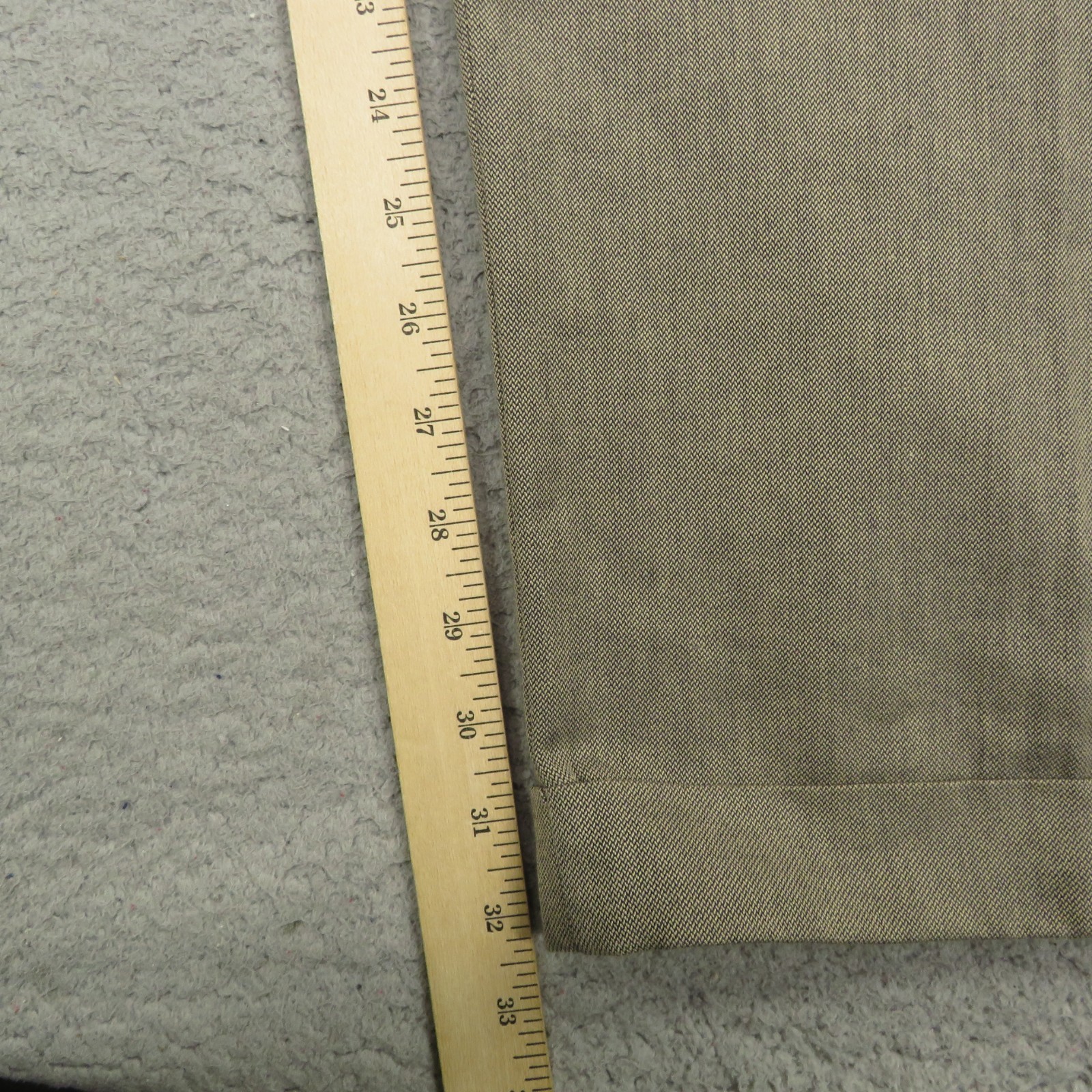 Polo Ralph Lauren Pants 40×32 Wide Pleated High Rise Cuffed Trouser Herringbone