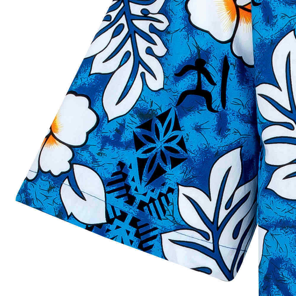 Herren Hawaii Hemd 100% Baumwolle S – 8XL Kurzarm Sommer Beach Hawaiian Shirt