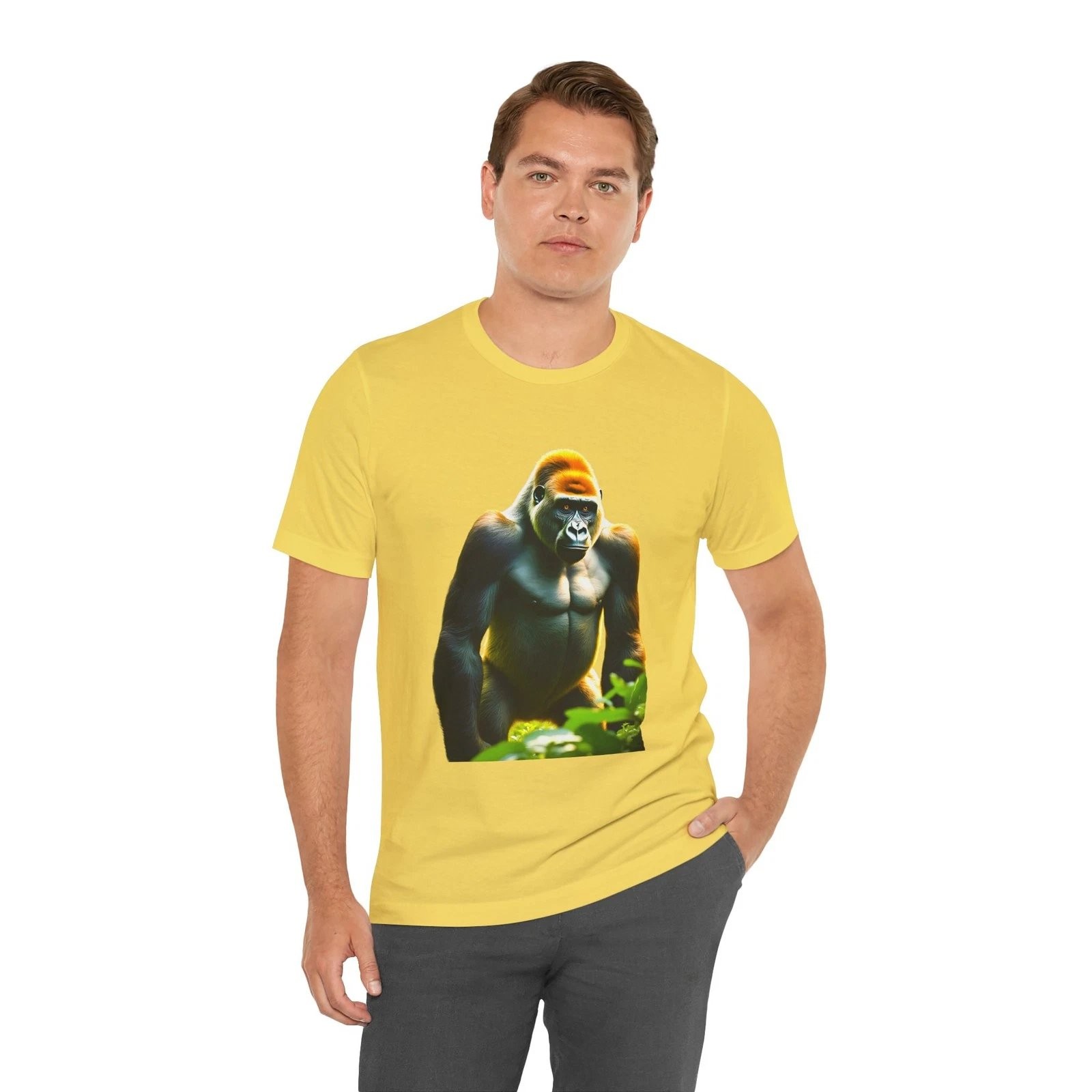 Silverback Gorilla Wildlife Graphic T-Shirt