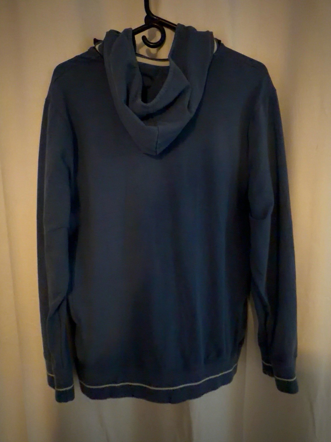 Psycho Bunny Dovedale Full Zip Hoodie Men’s Large Blue Split Bunny B6H204N1FT