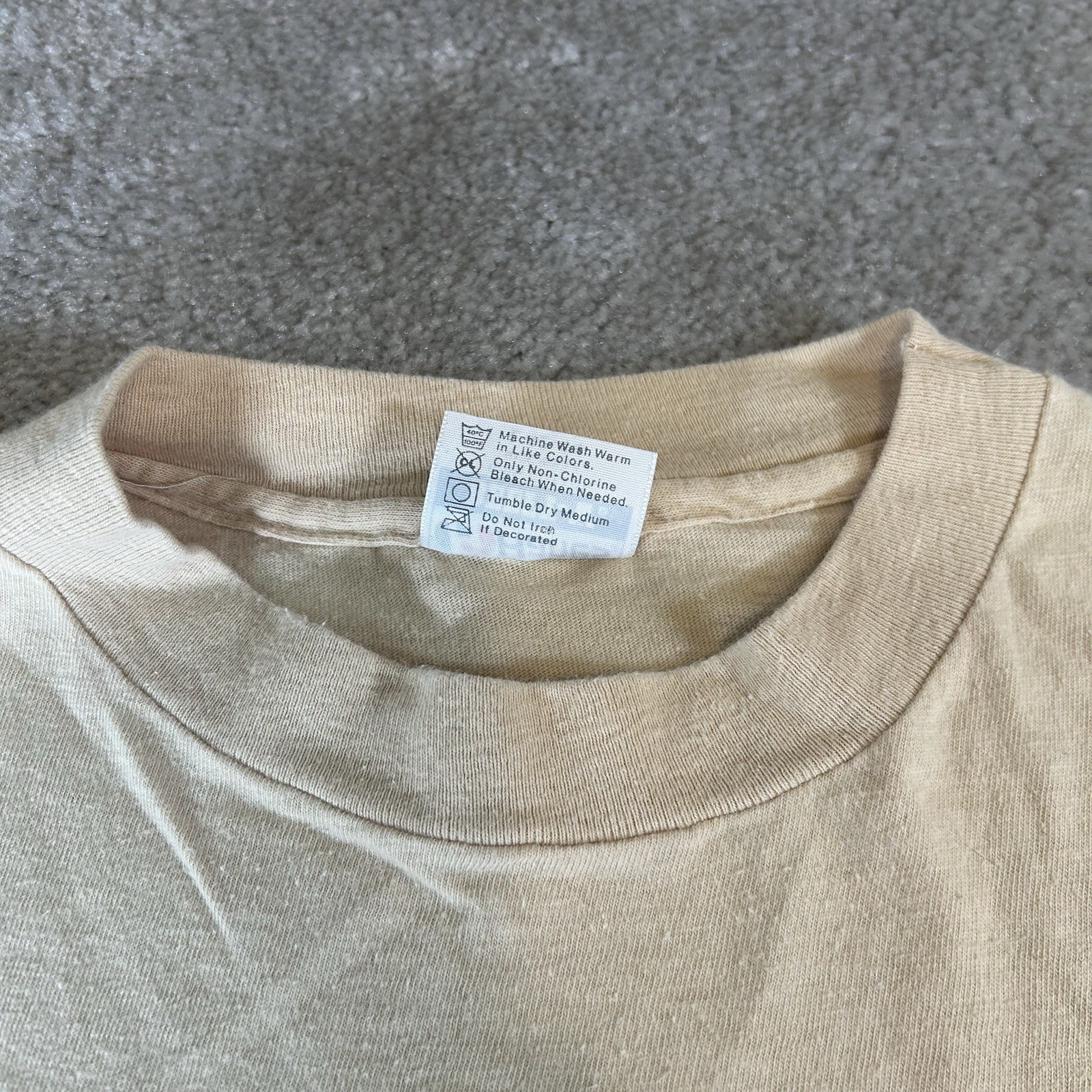 Vintage 80s USS Mahan DDG-42 Navy Battleship Graphic T-Shirt Large Made In USA