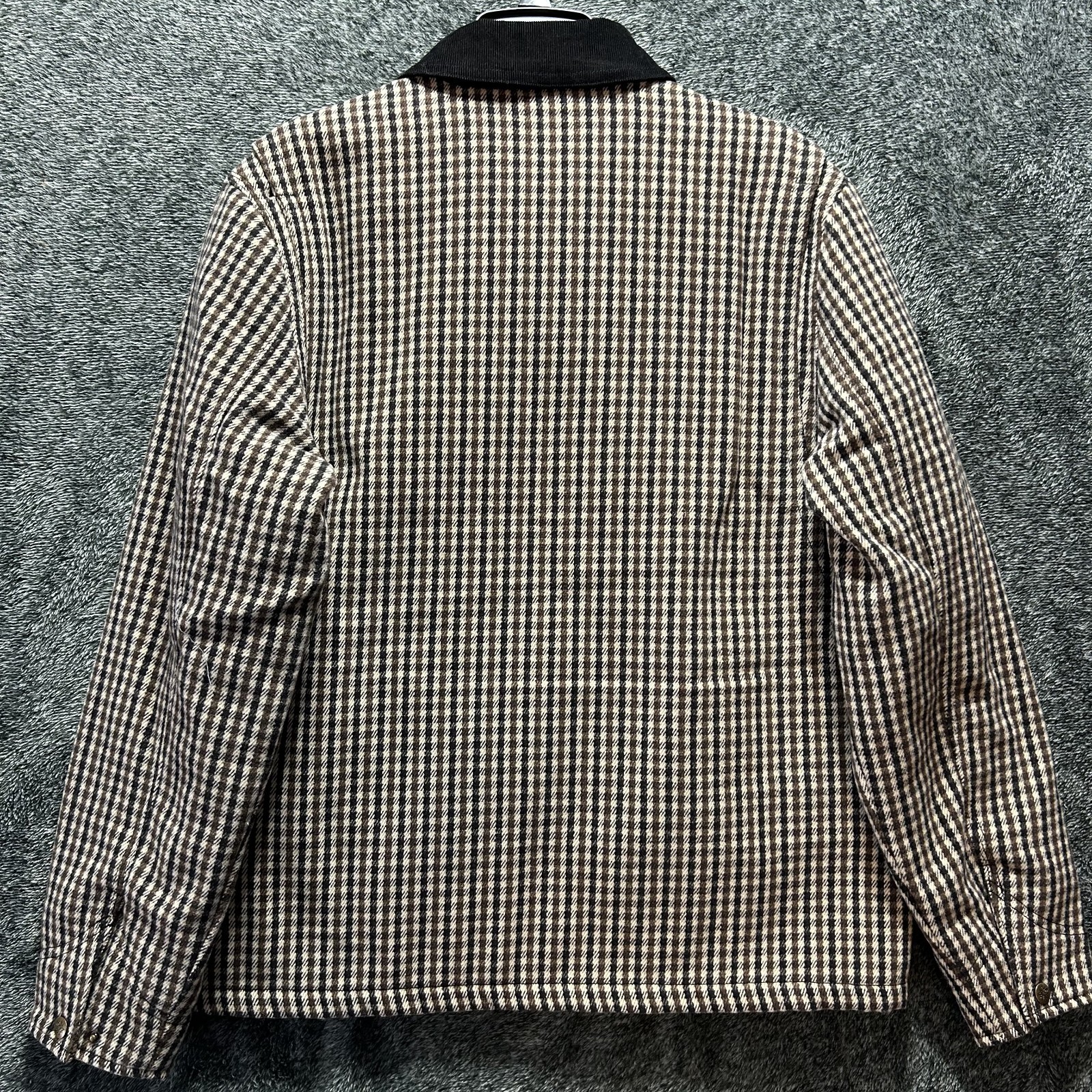 Alpine Design Mens Size M Eldridge Plaid Wool Full Zip Jacket