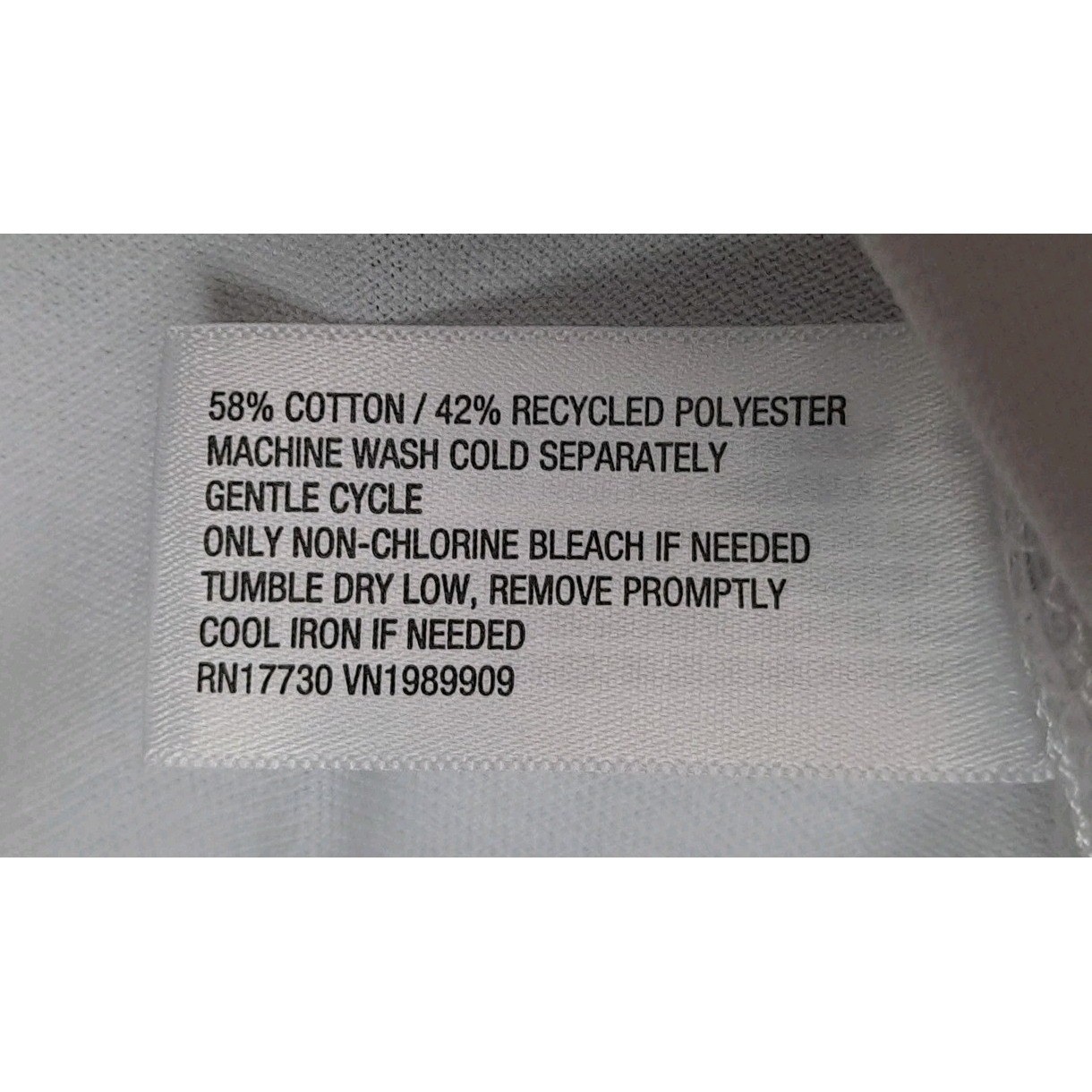 Goodfellow & Co Men’s White Performance Pique Button Down Long Sleeve Size Small