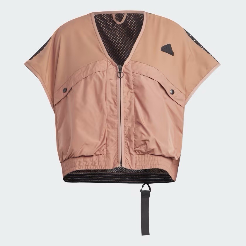 New Authentic Mens Adidas City Escape Q2 Premium Vest IA0014 Brown Sz M