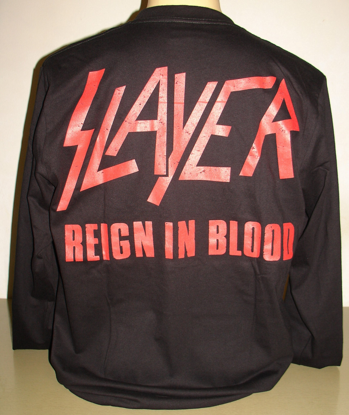 Slayer Reign In Blood Metal Band Long Sleeve T-Shirt Size S M L XL 2XL 3XL New!