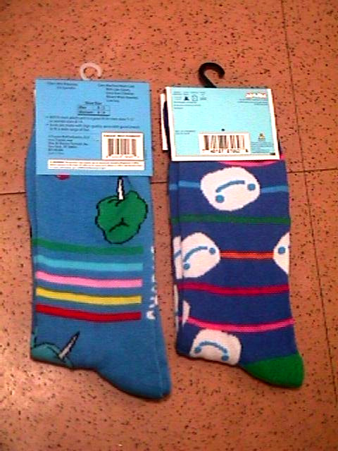 SOCKS Fluffy Stuff COTTON CANDY + Jet Puff MARSHMALLOWS iconic ad logo trendy