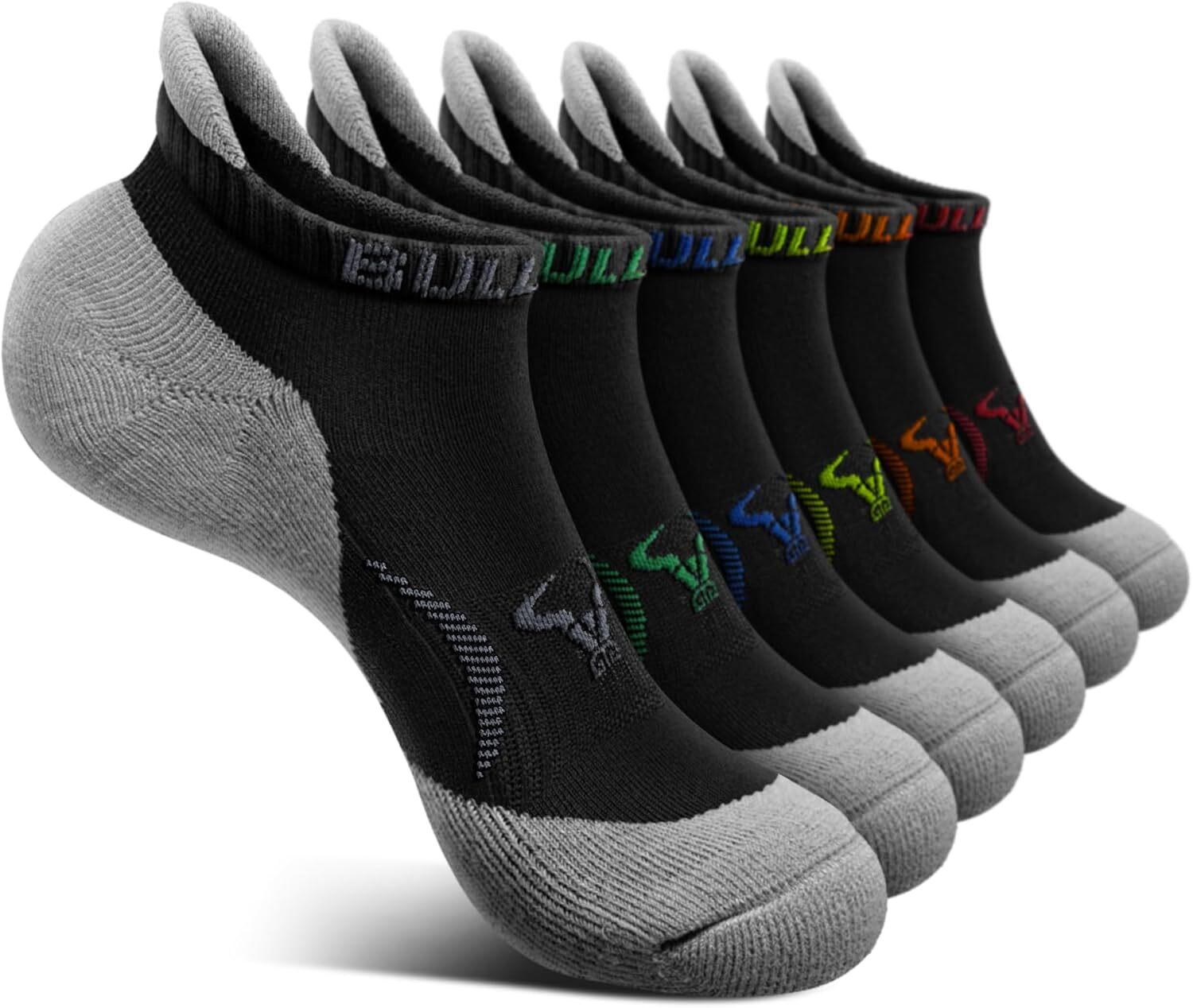 Men’s Athletic Running Ankle Socks Breathable Moisture Wicking Cushioned Arch