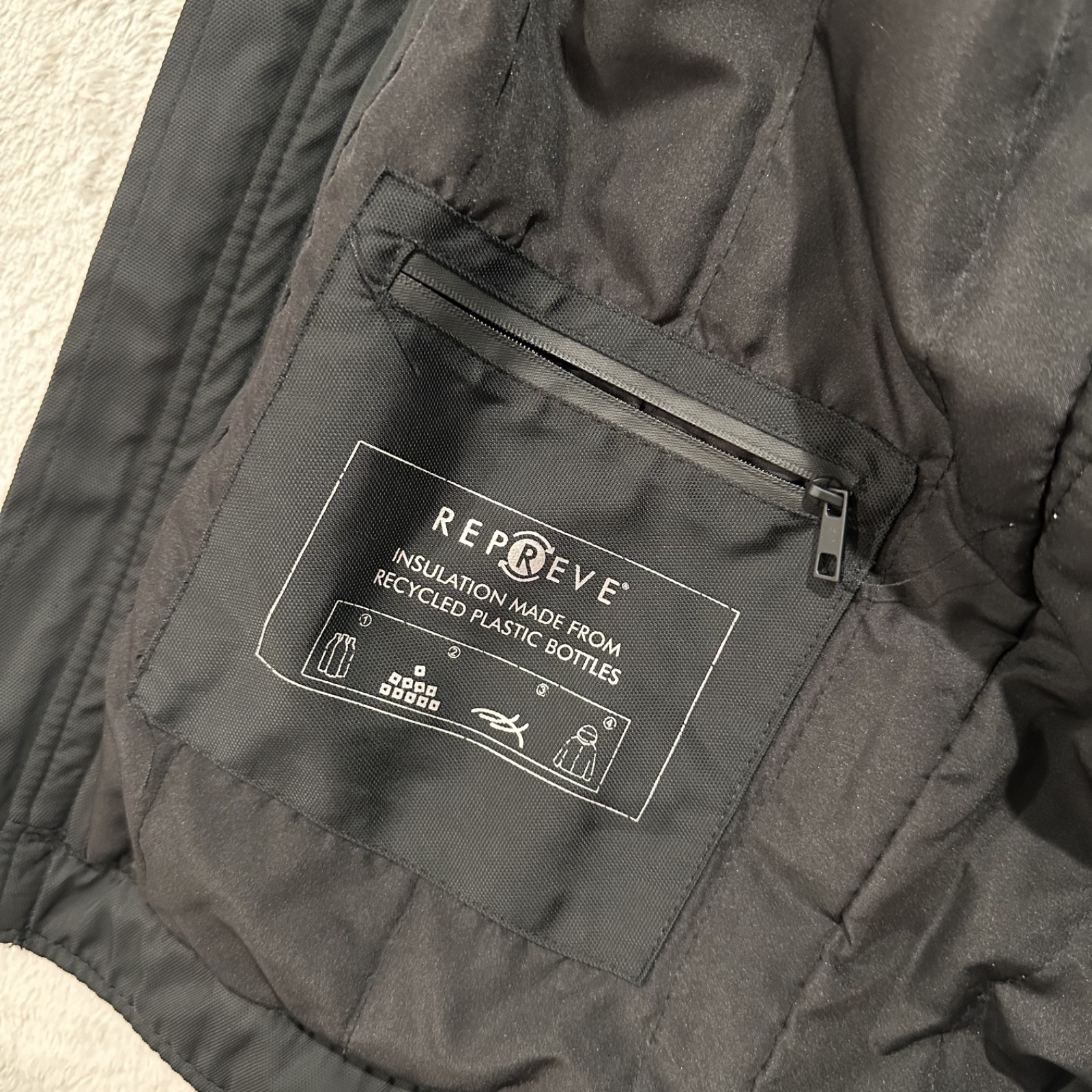 Used Black Small Men’s Zara Brand Windbreaker Jacket