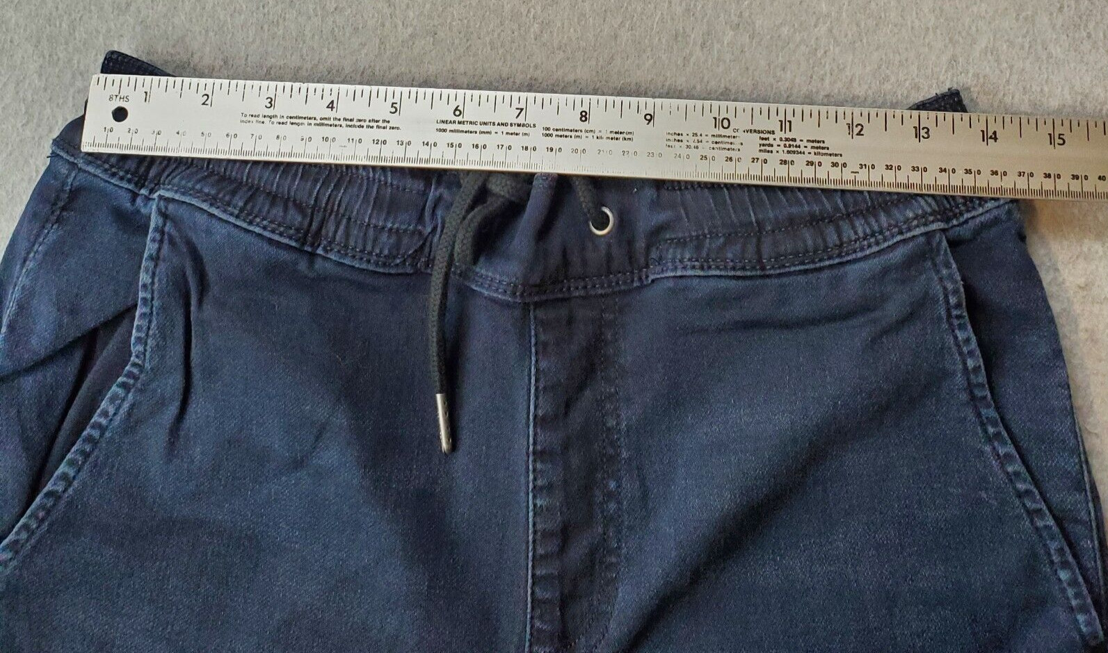 WARP + WEFT Denim CBG Cambridge Weston Joggers Dark Wash Pockets Men’s 30 NWT
