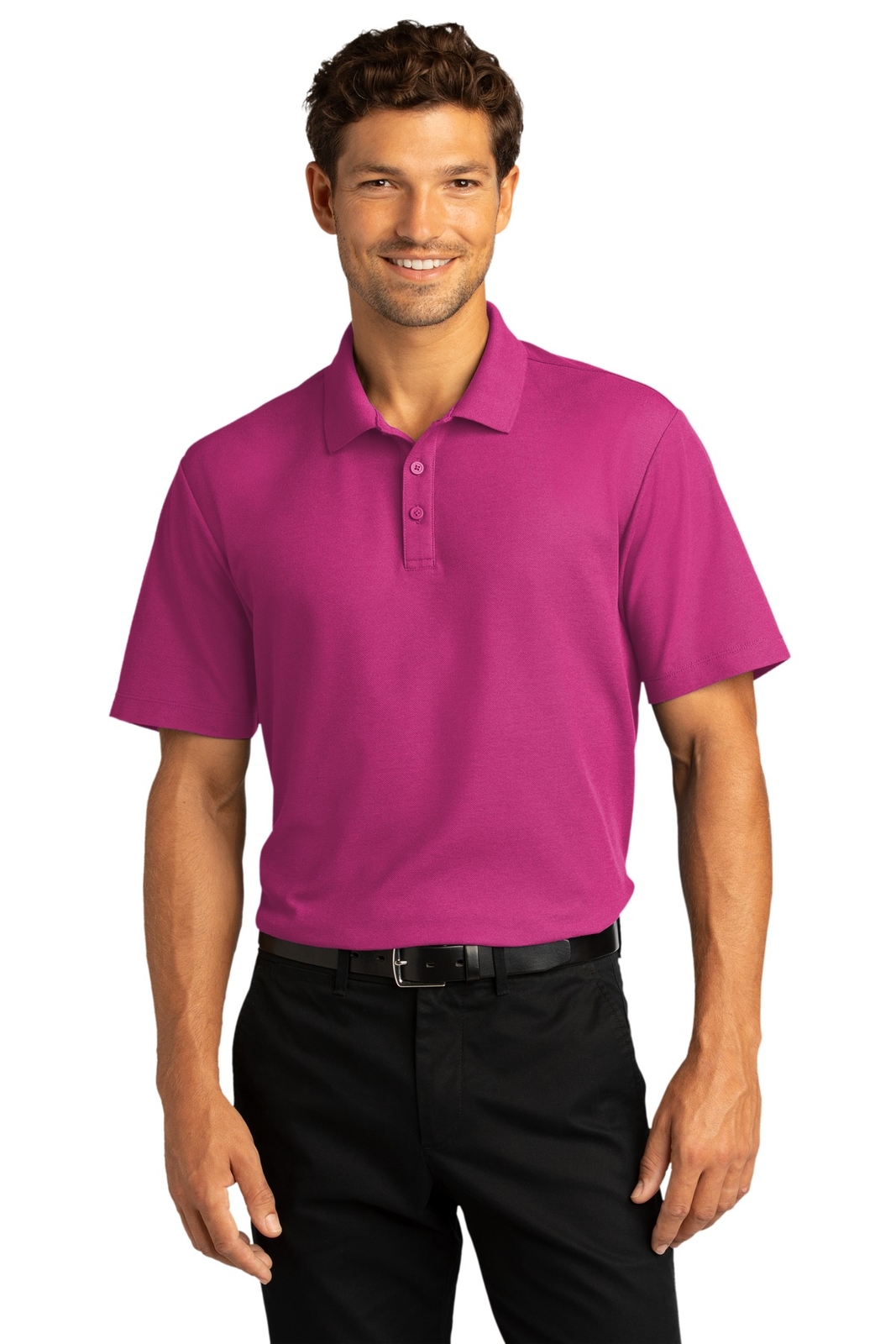 Port Authority K810 Mens Short Sleeve SuperPro React Stylish Polo Shirt