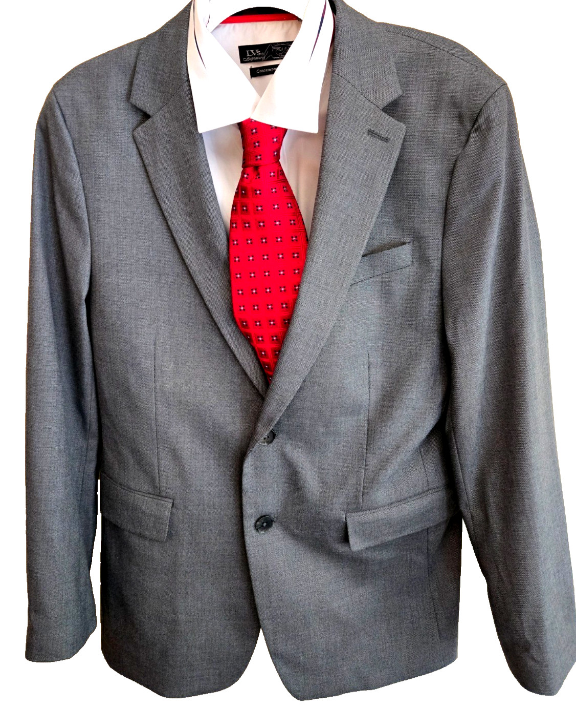 Banana Republic Men’s 38S Tailored Fit Poly Blend Suit Jacket RN-54023 Gray