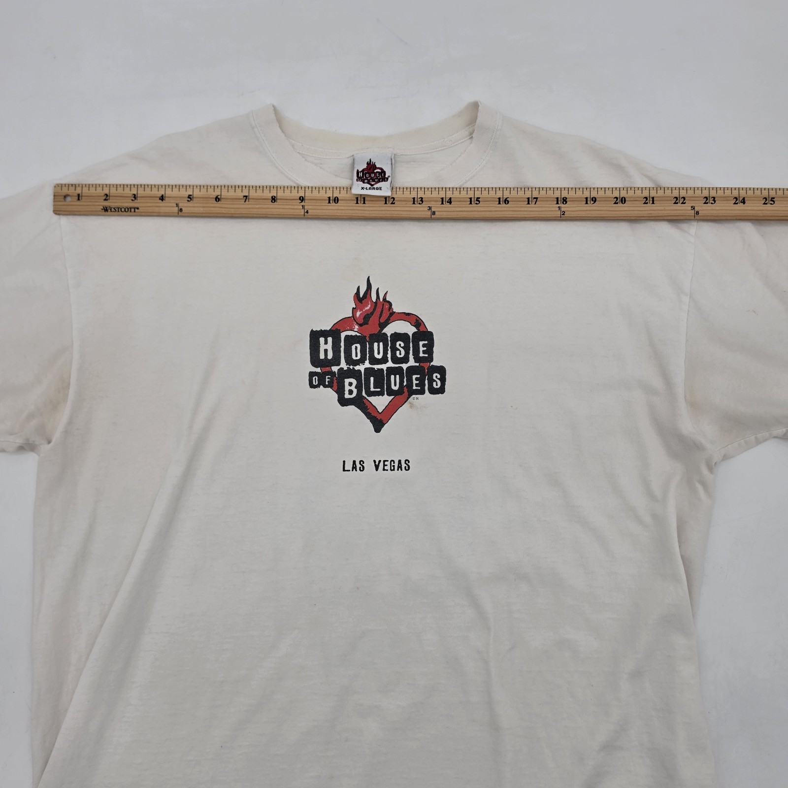 Vintage House Of Blues Orlando Spirit Soul T-Shirt Men’s Size XL White Music Bar