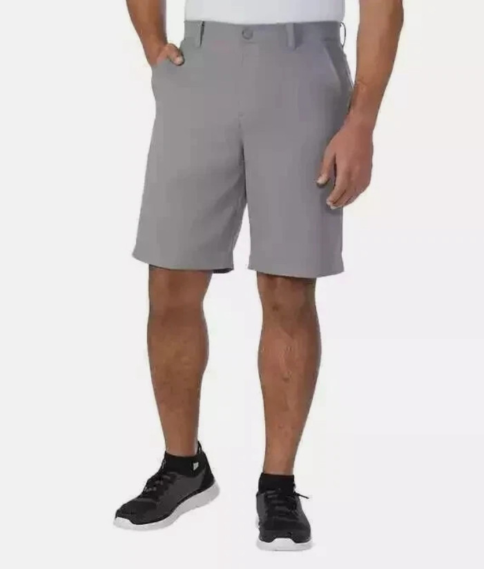 Kirkland Men’s Signature Performance Shorts UV Protection Gray Size 36