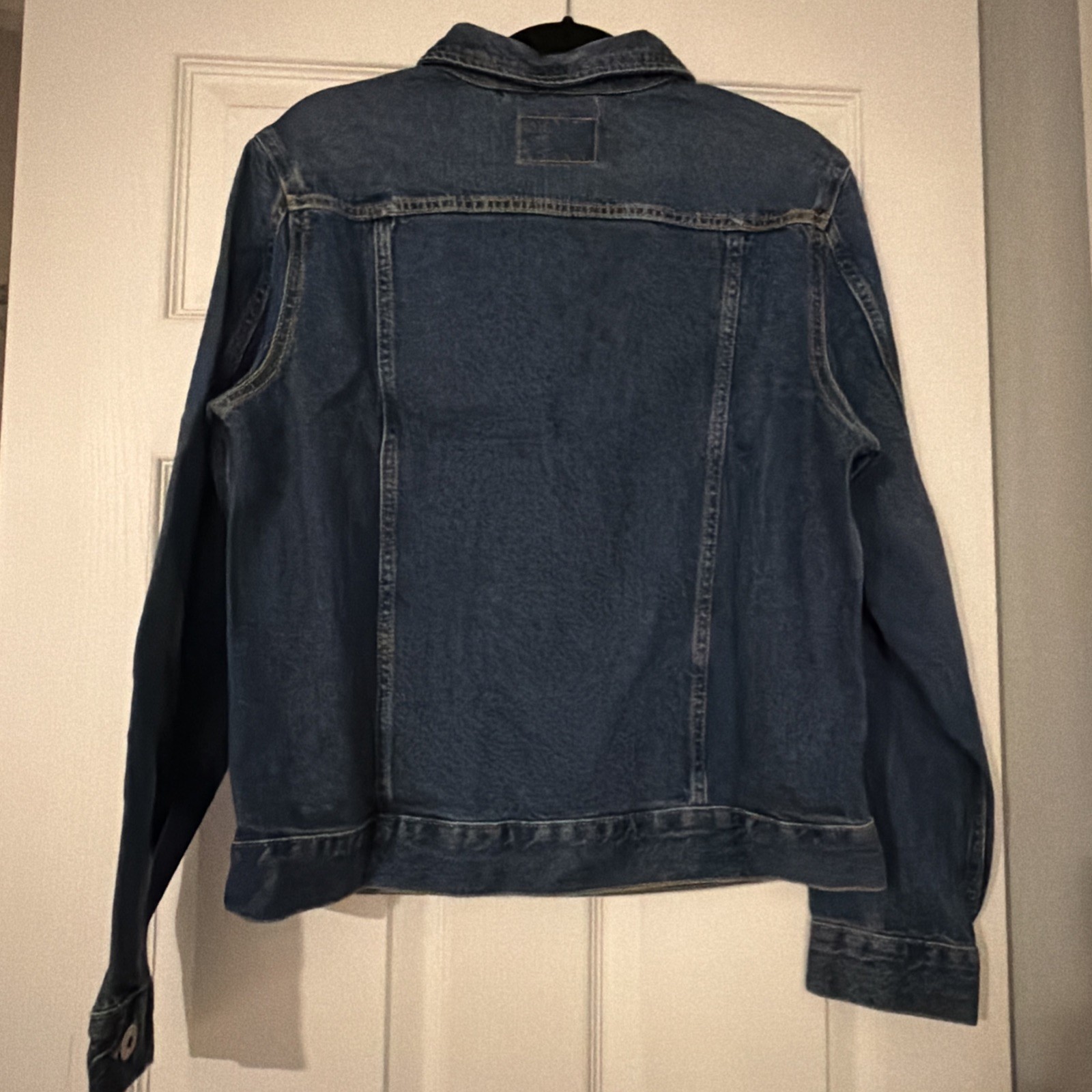 Men’s Dark wash Denim Trucker Jacket – Goodfellow & Co Size Small