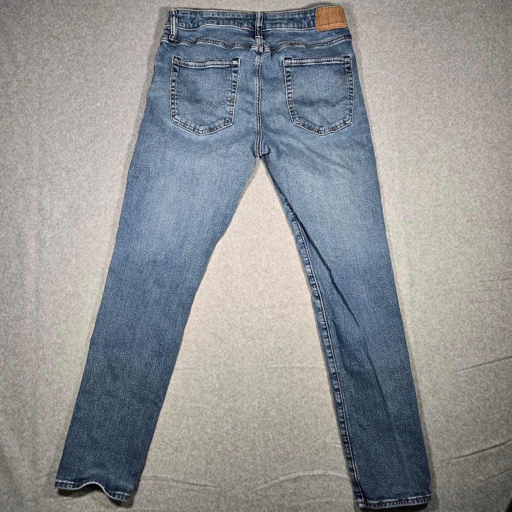 American Eagle Airflex+ Slim Jeans Mens 32×32 Medium Wash Blue Stretch Denim