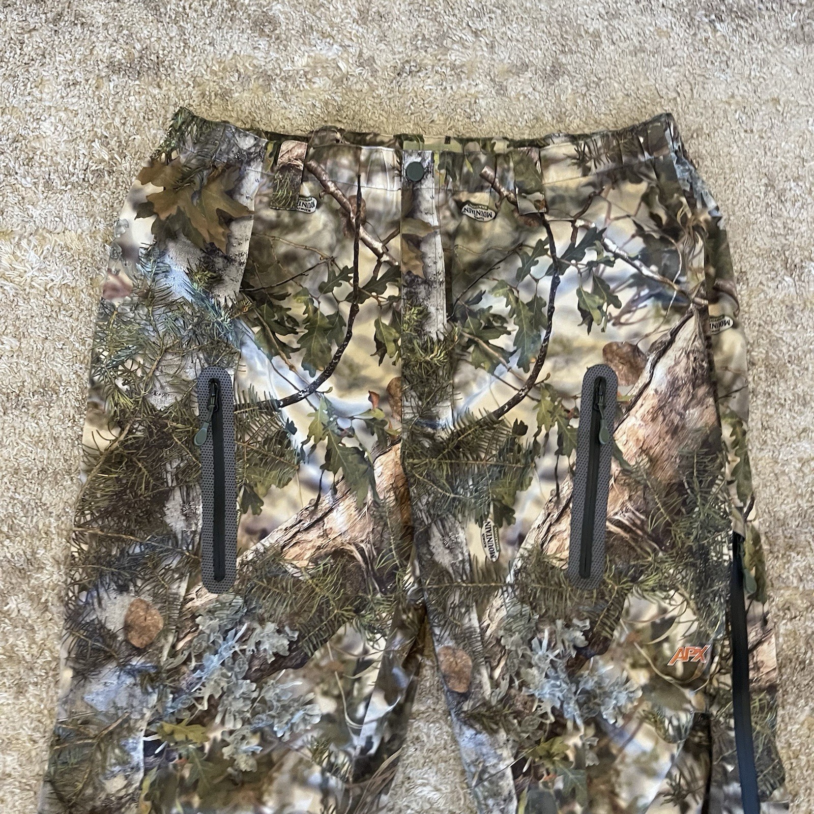 Russel Outdoors Pants Mens XL Green Camo APX L5 Cyclone Pant Hunting Outdoors