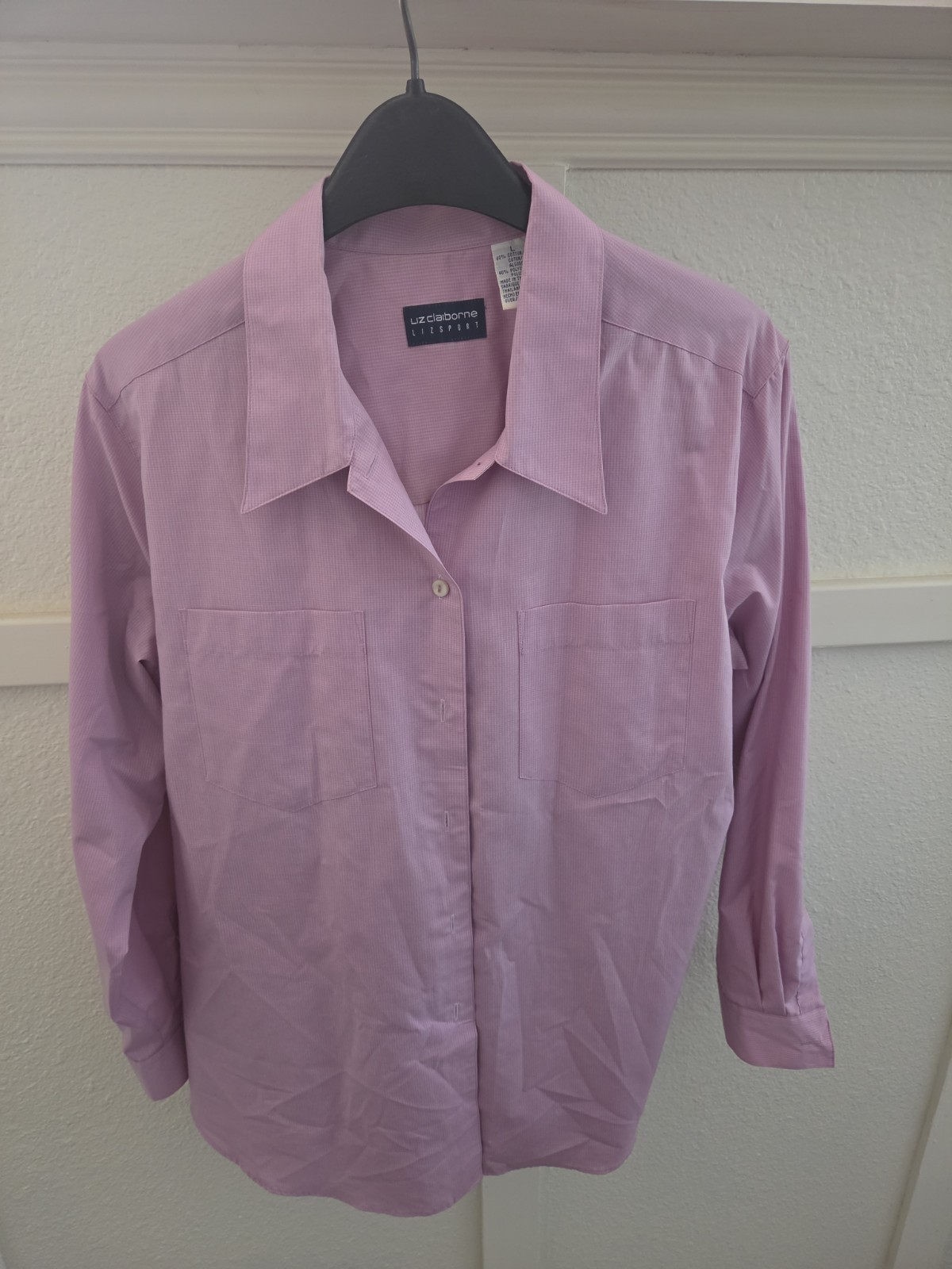 Mens Liz Claiborne Lizsports Large Button Down Casual Shirt