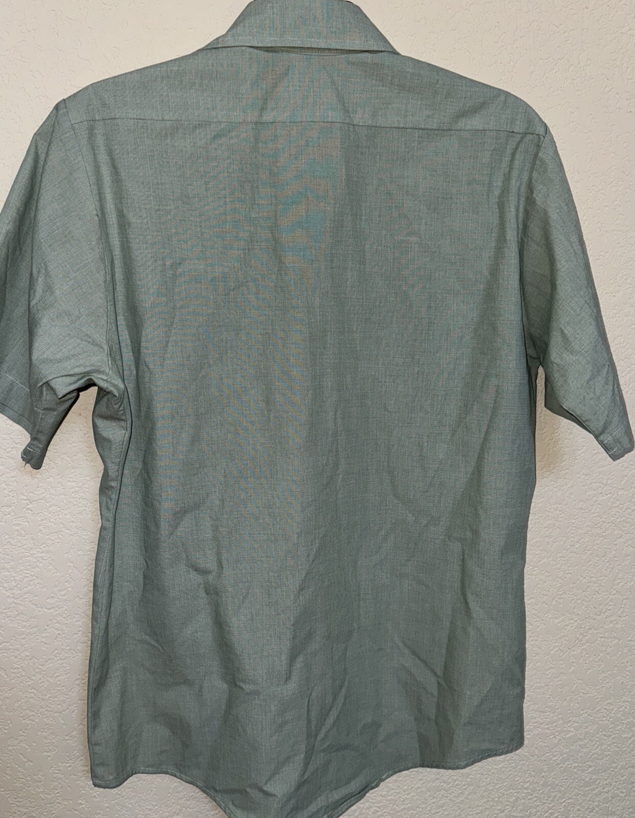 GREEN DSCP GARRISON COLLECTION SIZE 15 COTTON/POLY 65/35 MADE IN USA
