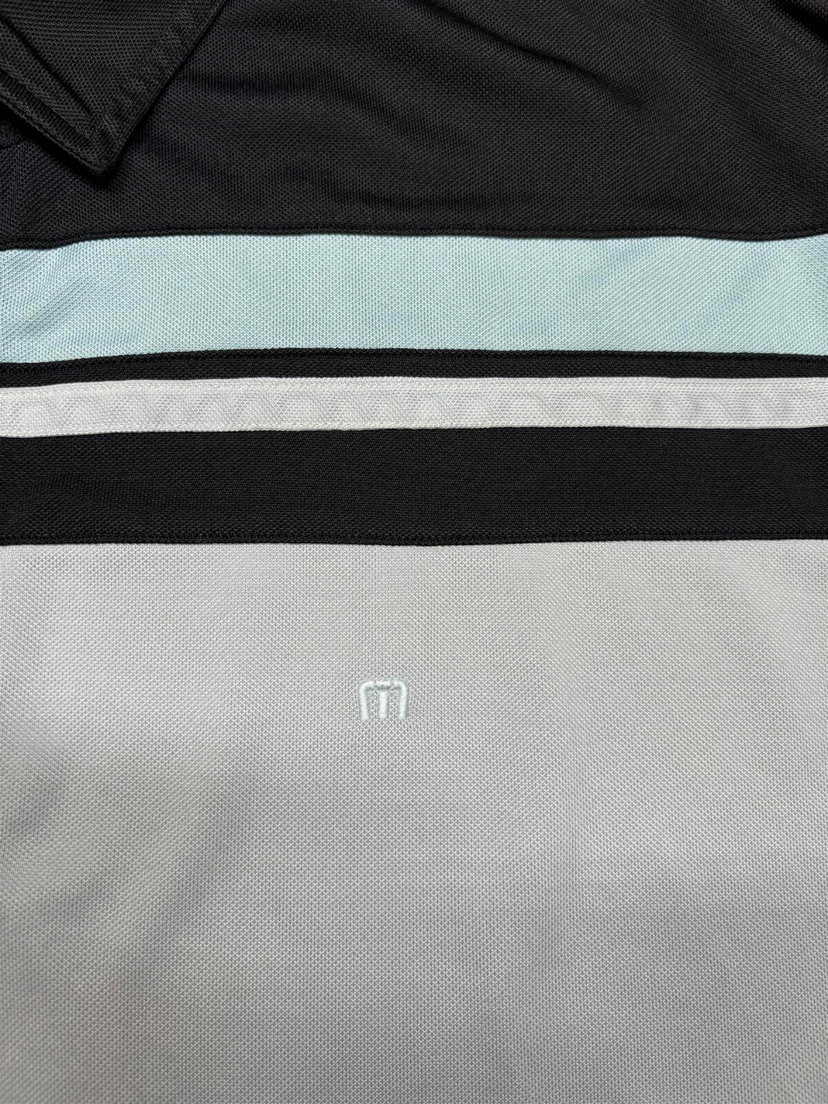 Travis Mathew Mens Button Front Short Sleeve Poly Elastaine Polo Shirt 2XL XXL