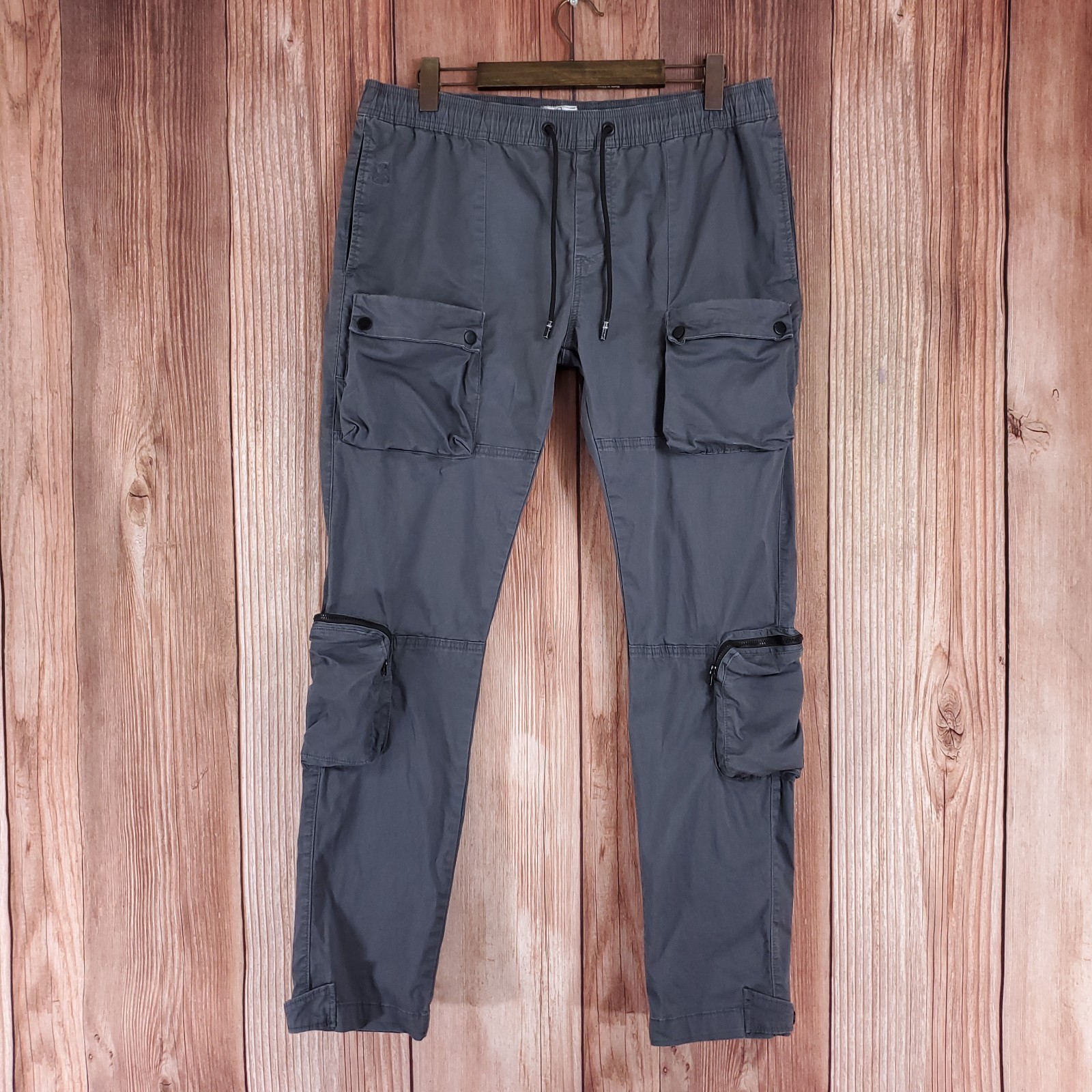 *FLAWS* Kuwalla Tee Mens Size XXL Utility Pants Gray Cargo KUL-UP2239