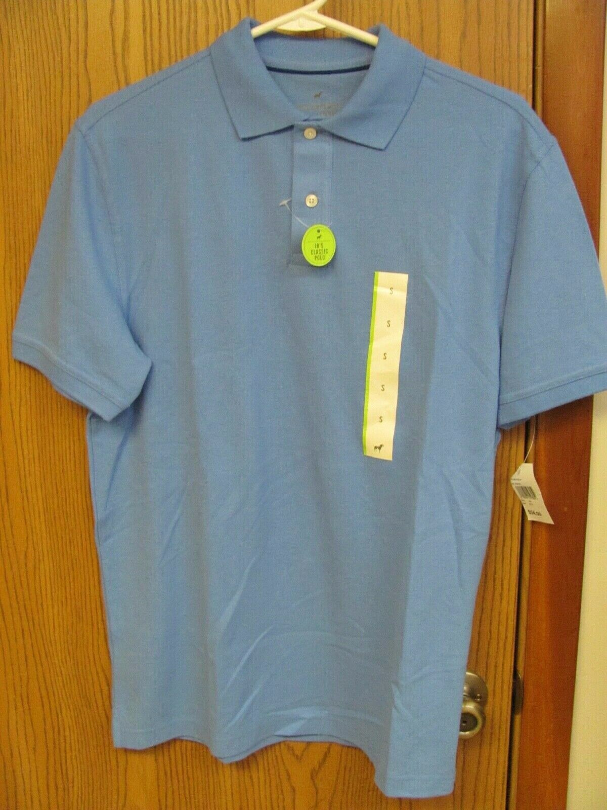 John Bartlett Consensus Mens’ Blue Polo Shirt Size Small & Medium NWT
