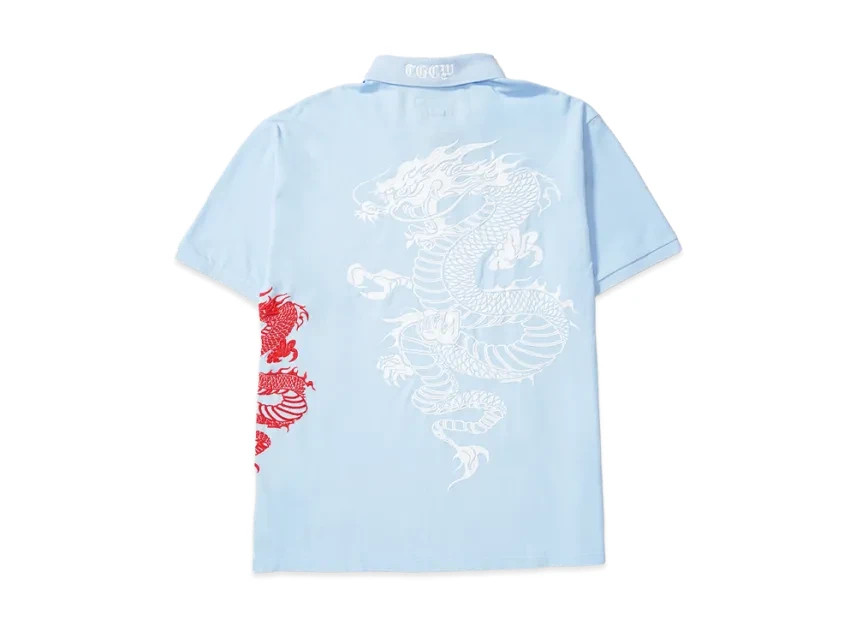 Supreme x The Great China Wall Dragon Polo “Light Blue”
