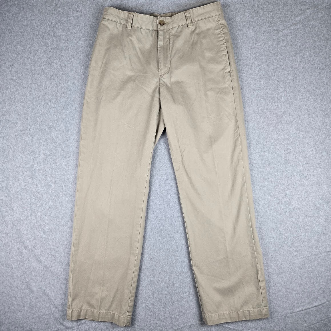 Vineyard Vines Club Pant Mens 32×30 Khaki Beige 100% Cotton Chino Flat Front
