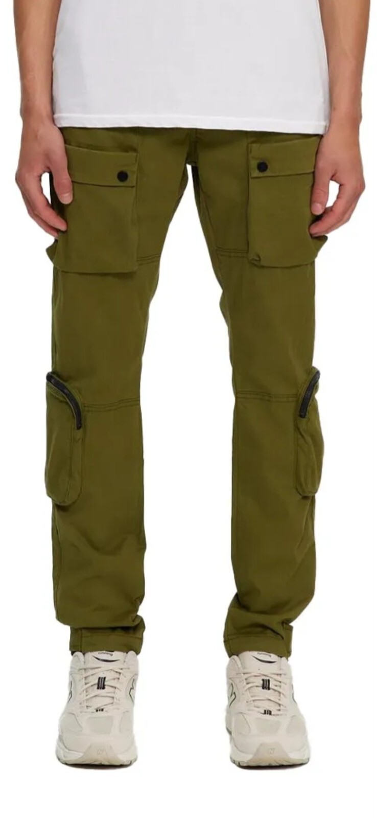 Kuwalla Tee Cargo Pants Men’s Size L / XL Color Olive Stretch