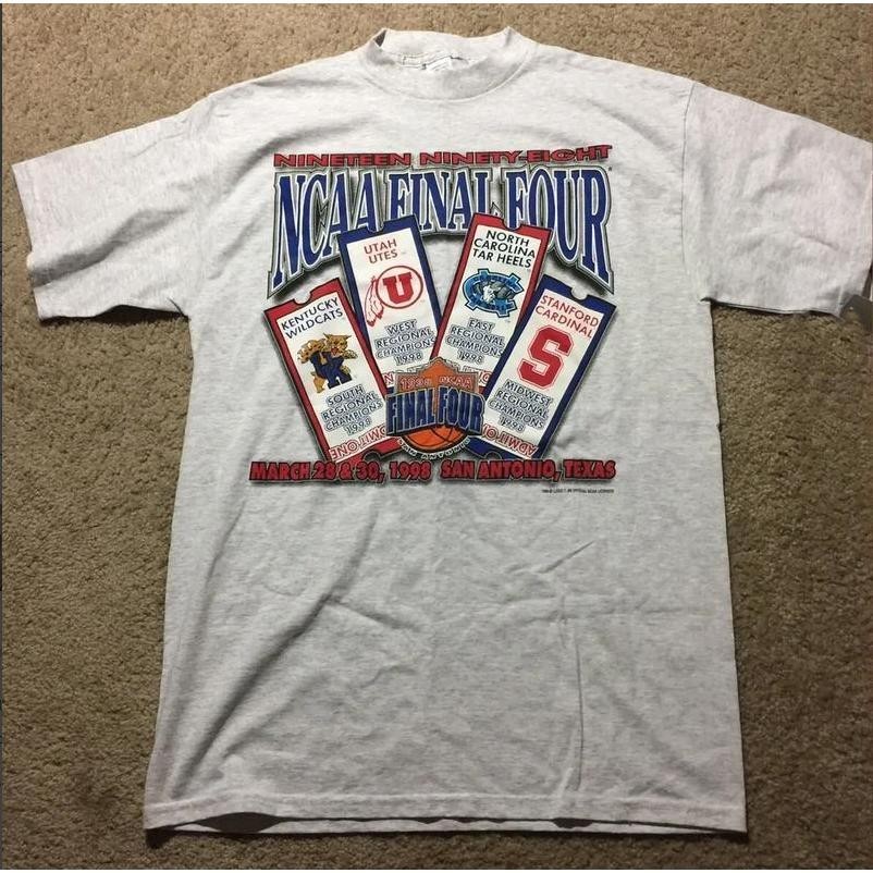 Vintage 1998 Final Four NCAA T-Shirt, Graphic NCAA Shirt, Tournament Champions
