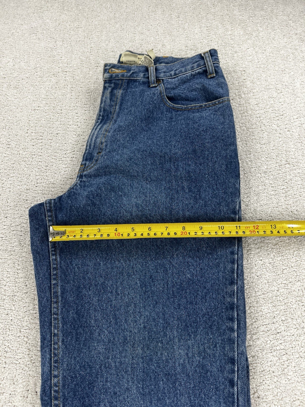 Vintage 90s Eddie Bauer Jeans Mens 31×30 Made in Singapore 100% Cotton Denim