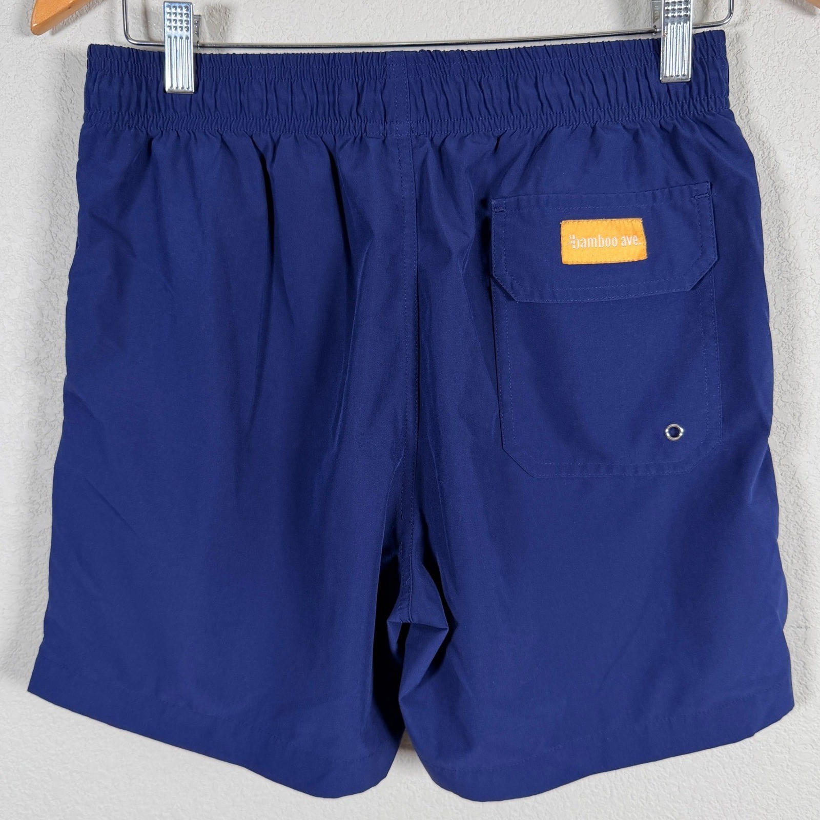 Bamboo Ave Hybrid Shorts Mens S Navy Blue Sustainable Lined Athletic read